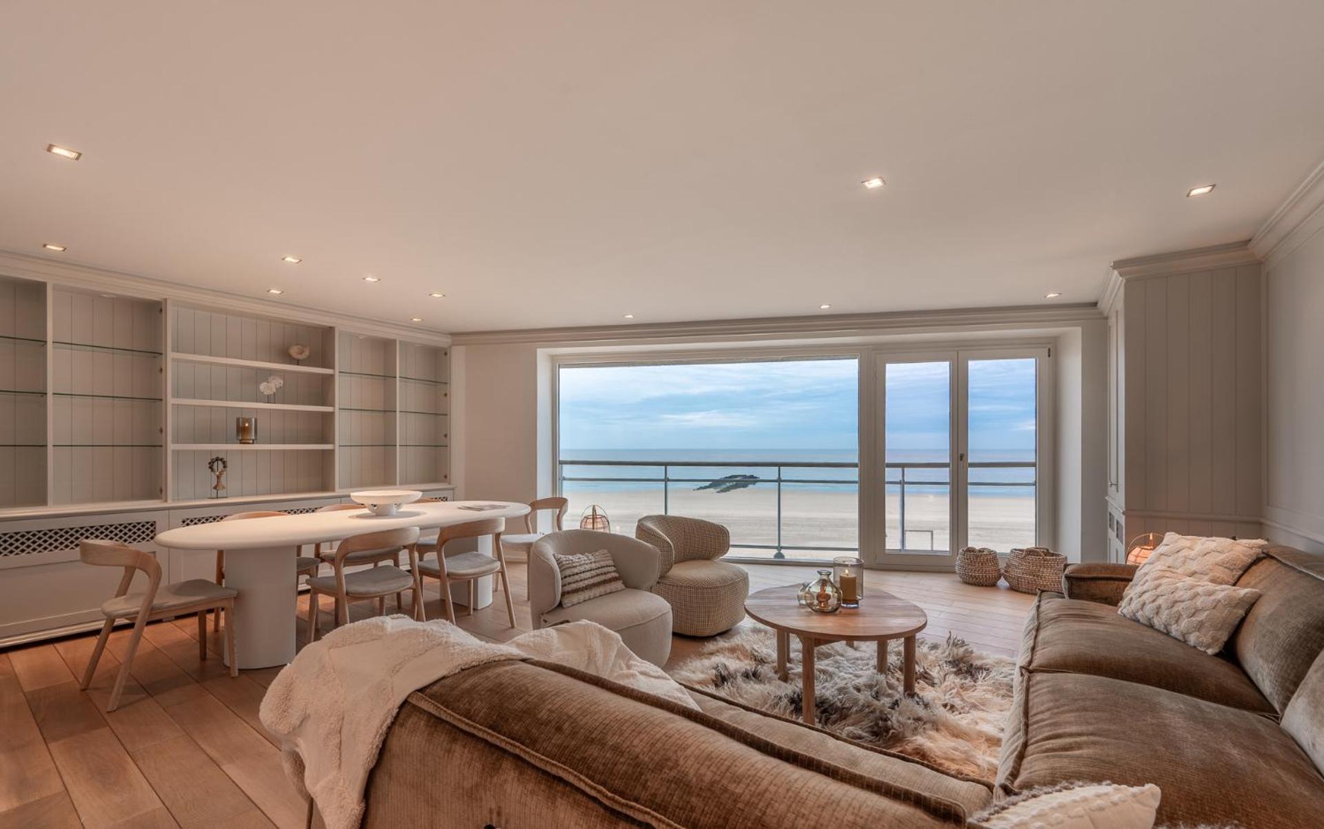 Appartementen Op De Zeedijk In Knokke Op De 3E En 4E Verdieping Van Logie Marie Ngoại thất bức ảnh
